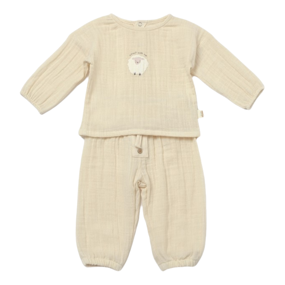 LAMBIE MUSLIN 2- PIECE SET