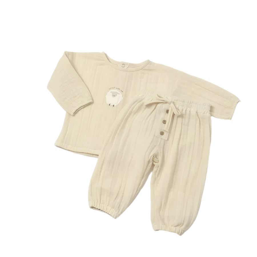 LAMBIE MUSLIN 2- PIECE SET