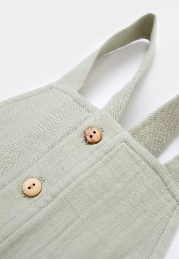 BOHO MUSLIN OVERALL with POCKETS